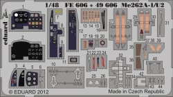 Eduard Photoetch (Zoom) 1:48 - Me 262-A1/U2 S.A. (HobbyBoss)