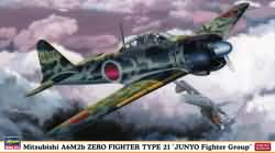 Hasegawa 1:48 - Mitsubishi A6M2b Zero Fighter Type 21 - Juny