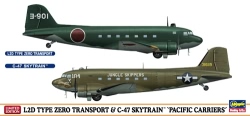 Hasegawa 1:200 - L2D Type Zero Transport & C-47 Sky Train Pacific