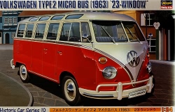 Hasegawa 1:24 - (21210) Volkswagen Type 2 Micro Bus w/ Windows