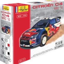 Heller 1:43 Gift Set - Citroen C4 WRC 2010