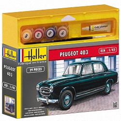 Heller 1:43 Gift Set - Peugeot 403