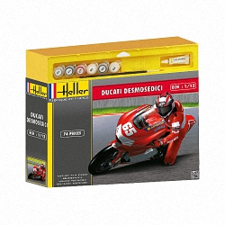 Heller 1:12 Gift Set - Ducati Desmosedici Loris Capirossi