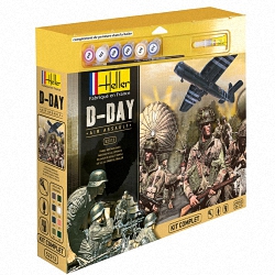 Heller 1:72 Gift Set - D-Day Air Assault (Cont. British Paras, German Infantry,