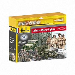 Heller 1:72 Gift Set - Sainte Mere L'Eglise (Special Set)