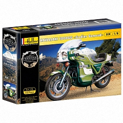 Heller 1:8 - Kawasaki 100GG 'Godier Genoud' Motorbike