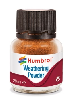 Humbrol Weathering Powder 28ml - Rust - NEW (x6)