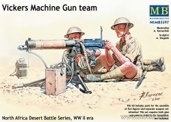 Masterbox 1:35 - Vickers Machine Gun Team