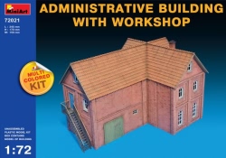 Miniart 1:72 - Administrative Building w/ Workshop (Multi Coloured Kit)