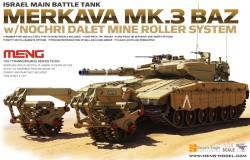 Meng Model 1:35 - Israeli MBT Merkave mk.3 BAZ w/ Nochri Dalet Mine Roller