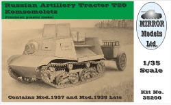 Mirror Models 1:35 - Russian Artillery Tractor T-20  (Spec Ed w/ Trailer)