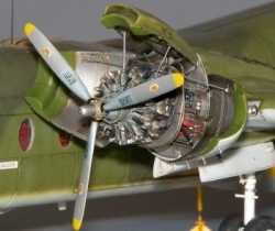 Plusmodel 1:72 - DHC-4 Caribou - Engine Set