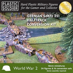 Plastic Solder Company 15mm - Easy Assembly German 251 Halftrack Conversion Kit