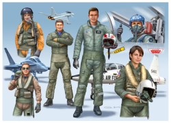 Revell 1:72 - Combat Pilots (D/GB/USA) modern