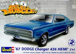 Revell Monogram 1:25 - 1967 Dodge Charger 426 Hemi 2n1