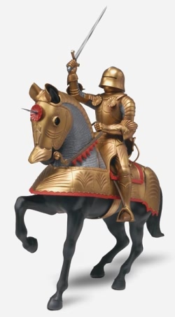 Revell Monogram 1:8 - Gold Knight with Horse