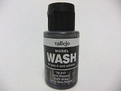 Vallejo Model Wash 35ml - Dark Grey Wash 