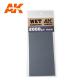 AK Interactive Sandpaper - Wet, 2000 Grit, 3 Units