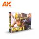 AK Interactive Set - NMM (non metallic metal) Gold