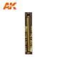 AK Interactive - Brass Pipes 1.7mm, 5 units