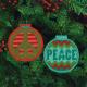 Dimensions Counted Cross Stitch: Ornament: Peace: On Pre-Punched Felt
