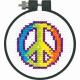 Dimensions Learn-a-Craft: Counted Cross Sitch: Rainbow Peace