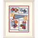 Dimensions Counted Cross Stitch: B/Record: Little Sports