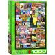 Eurographics Puzzle 1000 Pc - Travel The World Vintage Ads