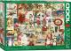 Eurographics Puzzle 1000 Pc - Vintage Christmas Cards
