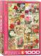 Eurographics Puzzle 1000 Pc - Roses Seed Catalogue