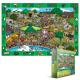 Eurographics Puzzle 100 Pc - Spot & Find - A Day in the Zoo (MO)