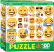 Eurographics Puzzle 100 Pc - Emojipuzzle - Joy (6x6 Box)