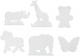 Playbox - Pinboards animals 12 pcs