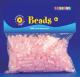 Playbox - 'Iron on' Beads (rose pearl) - 1000 pcs - Refill 10