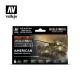 AV Vallejo Model Color Set - WWII American Armour&Infantry